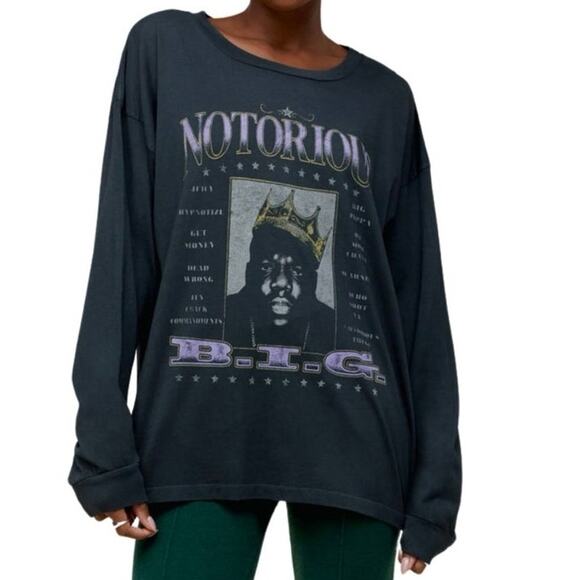 DAYDREAMER Notorious B.I.G. LS Merch Tee Various Sizes New without Tag MSRP $115 - Picture 1 of 13